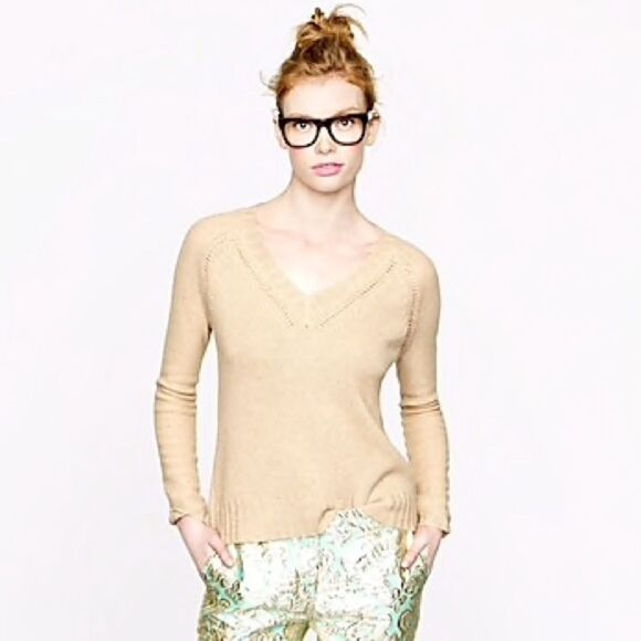 J.Crew Collection Sz M Cashmere knit sweater - Picture 1 of 7
